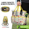 thumbnail image 2 of Garden Tool Bag,Pioneer Flower Floral Print Pattern Garden Tool Organizer,Garden Gifts,Waterproof Multi-Pocket Garden Tool Storage 11.8x5.5x11.4 Inch(Tools NOT Included), 2 of 6