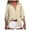 Khaki, variant on KIHOUT Plus Size Fashion Women Casual Solid Turn-Down Neck Cardigan Long Sleeve Loose T-Shirt Blouse Button Tops