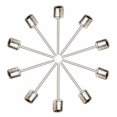 thumbnail image 1 of 10 Pack Ball Pump Needle, Inflation Needles Ball Inflating Air Pump Needles Valve Adaptor for Sports Football/Basketball/Soccer, 1 of 6