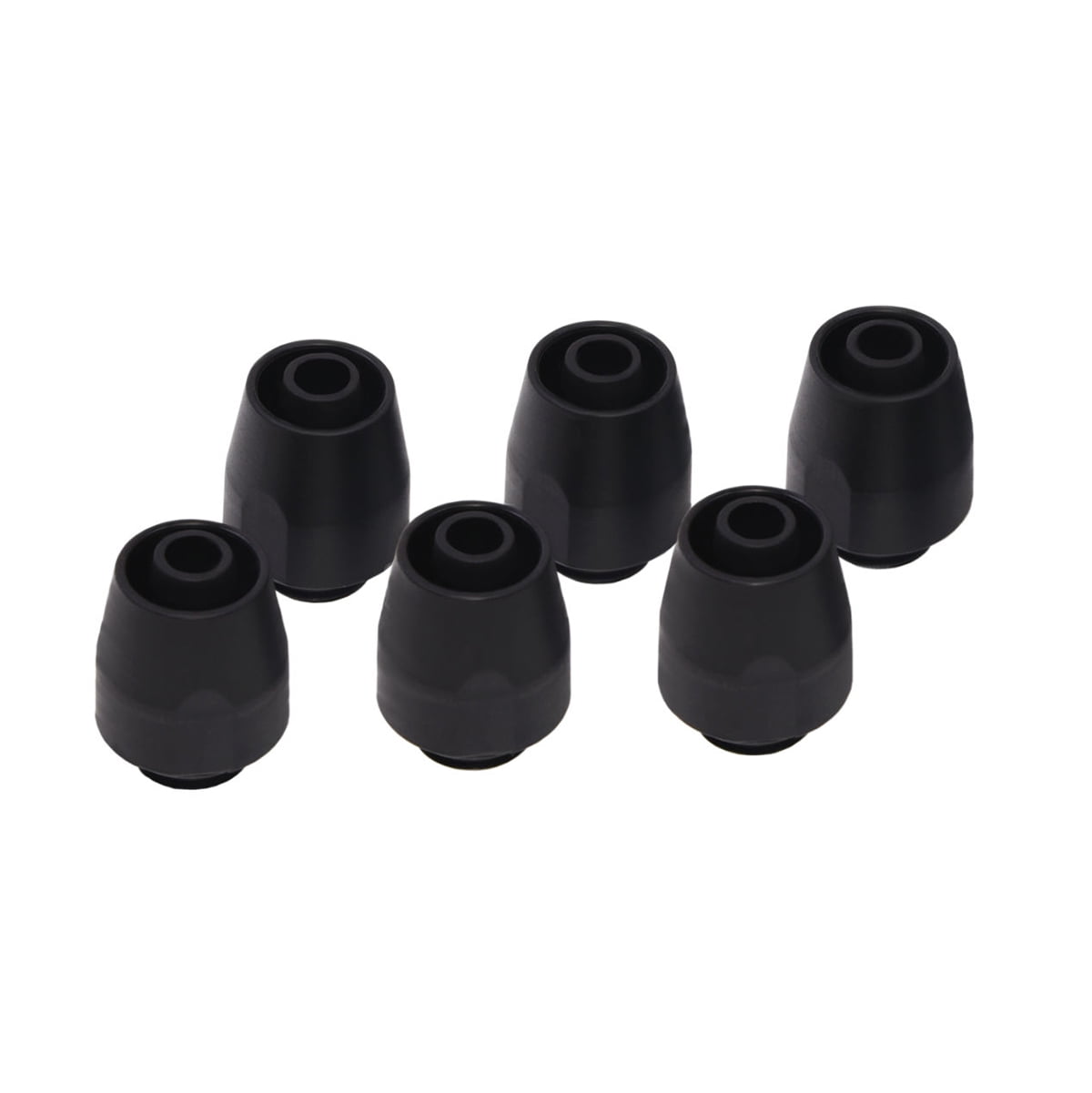 Alphacool HF Compression Fitting TPV, Black Nylon, 6-pack - Walmart.com