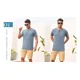 thumbnail image 4 of Playera Henley Casual Para Hombre Manga Corta Con Bolsillos, 4 of 5