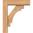 thumbnail image 3 of Ekena Millwork 5 1/2"W x 20"D x 24"H Merced Block Smooth Bracket w/ Offset Brace, Western Red Cedar, 3 of 25