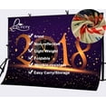 thumbnail image 4 of BSDHOME Polyester 7x5ft 2018 New Year Celebration Backdrop Glittering Stars Blue Setting Photography Background, 4 of 5