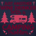 thumbnail image 3 of CafePress - Wine Drinker Camping Women's Dark T Shirt - Women's Traditional Fit Dark T-Shirt, 3 of 4