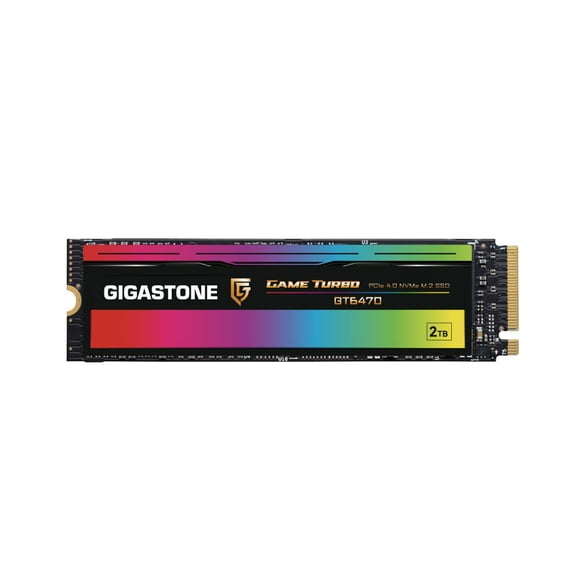 Gigastone M.2 SSD 2TB PCIe 4.0 NVMe SSD Internal Gaming Solid State Hard Drive Upgrade PC Laptop PS5 Storage Turbo Speed Response for Gamers 3D Rendering 4K 8K Video Editing Creators up to 7,000MB/s