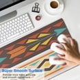 thumbnail image 4 of Long Mouse Pads for Desk,Ethnic Geometric Striped Pattern Desk Mats on Top Of Desks, Desk Mouse Pad Extra Large with 3mm Non-Slip Base and Stitched Edge for Gaming,Office,Work,Home 31.5"x11.8", 4 of 6