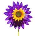 thumbnail image 4 of Sylvtty Sunflower Pinwheel 3-Tier Sunflower Garden Wind Spinner Ground Insert Yard Decor Windmill for Patio Lawn Decoration, 4 of 7