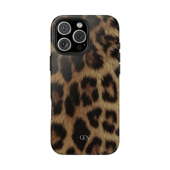 Cases Cover, Wild Luxe Tough Phone Case – Dual-Layer Leopard Print Design for iPhone 16 Pro Max, 16 Plus, 15, 14, 13, 12, 11, X, Samsung Galaxy S25, S24, S23, S22