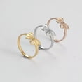 thumbnail image 3 of Butterfly Ring Bohemian Adjustable Stainless Steel Rings Fashion Jewelry, 3 of 7
