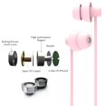 thumbnail image 2 of Auriculares MAXROCK Total Soft Silicon con micrófono jack de 3,5 mm, color rosa, 2 of 5
