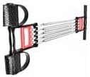 Miumaeov 3-in-1 Spring Chest Expander, Chest Workout Equipment with 5 Springs, Freely Disassembled for Muscle Expansion, Arm Strength Training