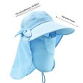 thumbnail image 2 of Chapeau Pare-Soleil UPF+50 pour Femmes à Rabat Détachable, Pliable, à Grand Bord, Protection UV, Masque Facial, 2 of 5