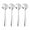 Silver-4PCS, variant on Cterwk 10 Pcs Soup Spoon, Round Stainless Steel Spoons Silverware Dishwasher Set, Silver