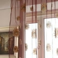 thumbnail image 4 of Cortina transparente con bolsillo para ventana, cortina para dormitorio, balcón, tratamiento de ventana, 100x270CM, 4 of 13