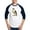 Blue/White, variant on CafePress - Peregrine Falcon Bird Baseball Jersey - Cotton Baseball Jersey, 3/4 Raglan Sleeve Shirt