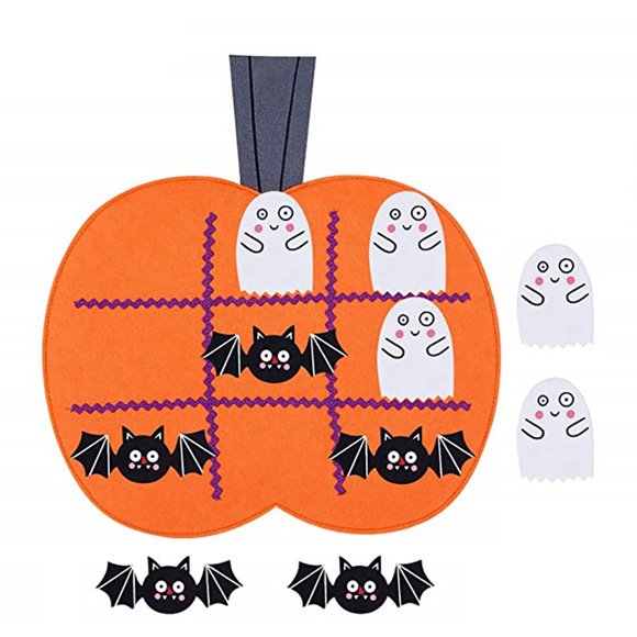 11PCS Halloween Play Mat Set Creative Ticktacktoe Game Halloween Party Favor