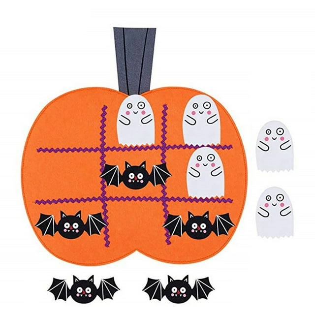 11PCS Halloween Play Mat Set Creative Ticktacktoe Game Halloween Party Favor