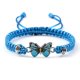 thumbnail image 1 of Pulsera de pareja con nudo plano de cuerda roja, tejida a mano, para el día de San Valentín, pulsera de joyería de mariposa para hombres y mujeres, 1 of 6