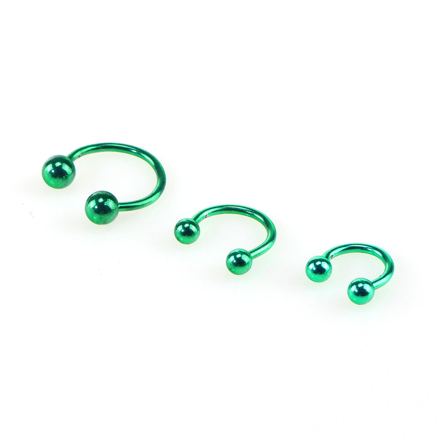 Horseshoe Septum Piercing Nose Lip Ring Stainless Steel Labret Stud Ear