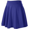 thumbnail image 3 of Women's Basic Flared Casual Mini Skate Skirt Versatile Stretchy, 3 of 4