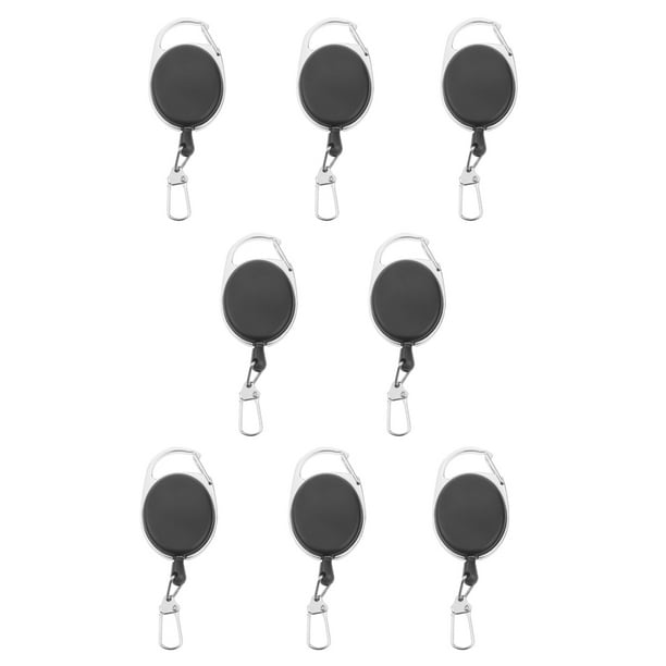 Carrete Retráctil de 8 Piezas para La Llave, Titular de La Tarjeta de Identificación, Tarjeta Macarena Retractor retráctil para llaves
