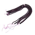thumbnail image 4 of Pulsera de cuentas redondas de ojo de tigre de piedra natural, 4 unidades, accesorio de joyería DIY, color morado, 4 of 14
