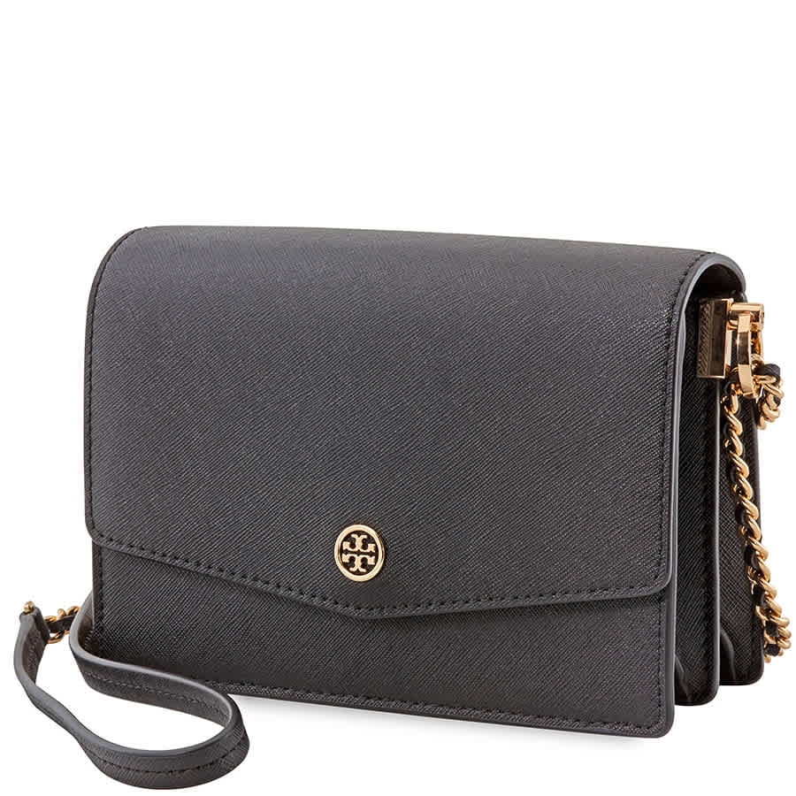 Tory Burch Tory Burch Robinson Convertible Mini Shoulder Bag Black