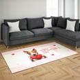 thumbnail image 3 of Happy Valentine's Day Bull Terrier Brings Love Heart Indoor Rug Bully Dog Lovers Gifts Idea Carpet Living Bed Room Sofa Home Decor - 02028, 3 of 5