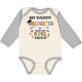 thumbnail image 3 of Inktastic My Daddy Graduated and I'm Super Proud Boys or Girls Long Sleeve Baby Bodysuit, 3 of 5