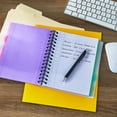 thumbnail image 2 of Pen+Gear College Ruled 5-Subject Poly Notebook, 6" x 8.26", White, 150 Sheets, 2 of 6