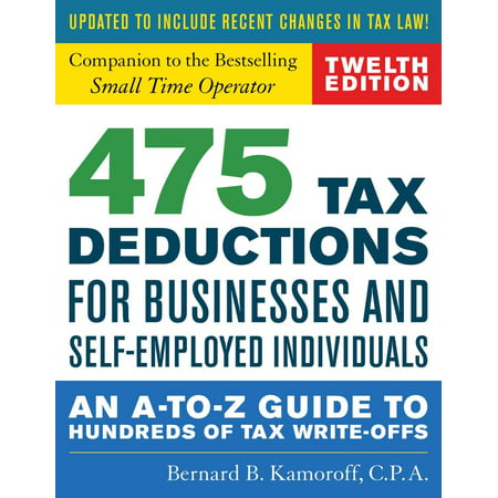 475 Tax Deductions for Businesses and Self-Employed Individuals - (Best Tax Deductions For Small Business Owners)