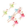 thumbnail image 1 of 24 Uds. De adornos para tartas con forma de niña de Ballet, selecciones de pastel de papel, inserto para cupcakes, suministros de decoración para fiestas LingWen 8390606066640, 1 of 1