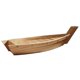 thumbnail image 2 of Wooden Sushi Plate Boat Shaped Dish Japanese Style Snack Tray Serving Dish For Home Restaurant (m Size), 2 of 2