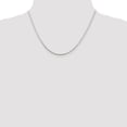 thumbnail image 5 of White Sterling Silver bracelet Snake chain 18 in 1.25 mm, 5 of 5