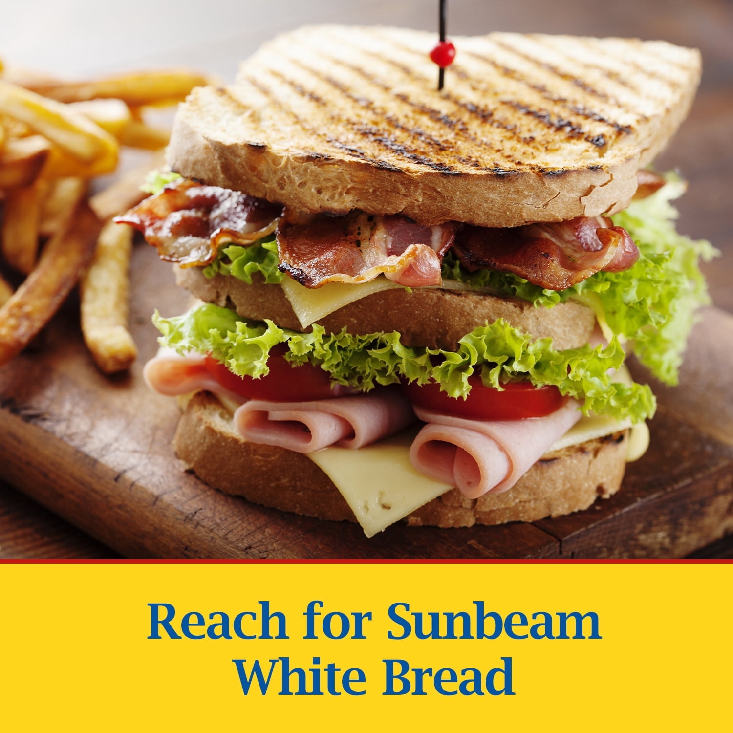 Sunbeam Large White Bread, Sandwich Bread, 20 oz