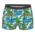thumbnail image 5 of Uemuo Hawaii Palms Pattern Men's Boxer Briefs,Trunk Anti-Chafing,Comfortable, Durable, and Stylish Underwear-XX-Large, 5 of 9