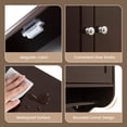 thumbnail image 4 of Giantex  Bathroom Cabinet Wall Mounted, Over The Toilet Storage Cabinet, Medicine Cabinet w/Towel Bar, Brown, 4 of 7