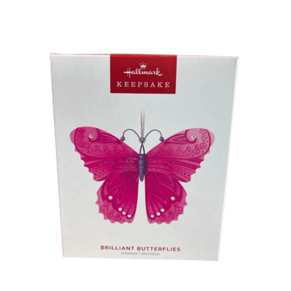 Hallmark 2023 Keepsake Brilliant Butterflies Christmas Ornament New with Box