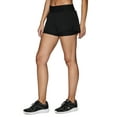 thumbnail image 4 of RBX Active Women's Laser Mesh Woven Running Short With Attached Inner Compression Short, 4 of 5
