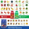 thumbnail image 5 of Balance of Nature Whole Health System - Whole Food Fruits & Veggies and Fiber & Spice Supplements - 30 Servings Each, 5 of 8