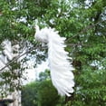thumbnail image 3 of Estatuilla de pájaro de simulación de blanco, estatua de Animal, modelo de pluma Artificial para patio al aire libre, arte, jardín, Patio DYNWAVEMX Figuras de pájaros, 3 of 8