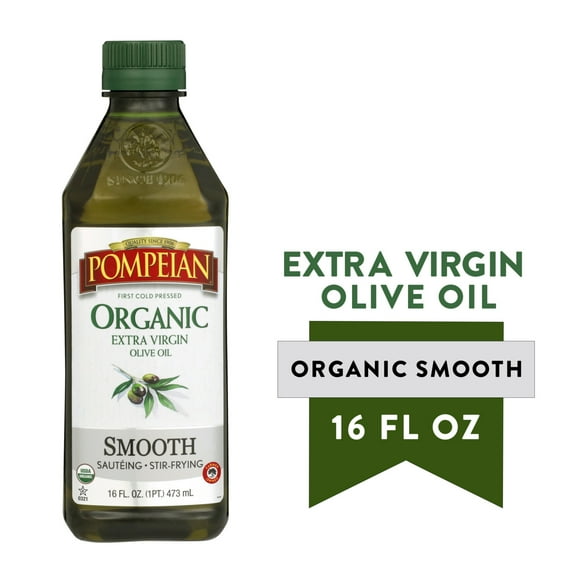 Pompeian Organic Smooth Extra Virgin Olive Oil - 16 fl oz