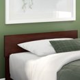 thumbnail image 1 of AFI Boston Solid Wood Modern Twin Size Headboard in Walnut Brown, 1 of 5