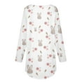 thumbnail image 5 of Pxiakgy Hauts de Pâques pour Femmes en Solde, Chemise à Manches Longues Imprimée Œuf de Pâques et Lapin Col Rond Décontracté Chandail en Molleton Printemps Pâques Lapin Œuf de Pâques Col Rond Ample Décontracté, 5 of 5