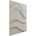 thumbnail image 2 of Ekena Millwork 19 5/8"W x 19 5/8"H Wave EnduraWall Decorative 3D Wall Panel, UltraCover Satin Blossom White (12-Pack for 32.04 Sq. Ft.), 2 of 6