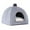 Gray, variant on Cat Beds for Indoor Cats, Washable Cat Bed Cave House Cozy Cat Hideout,Soft 2-in-1 Cat Tent Cat Sofa with Cushion Pillow, Cute Cat Beds & Furniture,For Small Medium-Sized Pets