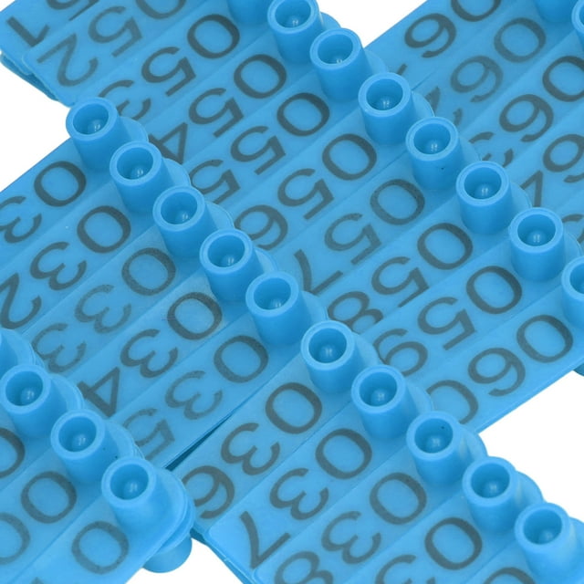 Etiquetas de oreja para ganado numeradas, 100 juegos Etiquetas de oreja para ganado numeradas Tarjeta de identificación de ganado construida para el futuro