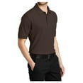 thumbnail image 6 of Mafoose Male Silk Touch Polo Men Extended T-Shirts Coffee Bean XL, 6 of 7