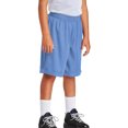 thumbnail image 4 of Youth PosiCharge Double-Layer Classic Mesh Short Carolina Blue X-Large, 4 of 5