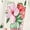 White-Floral, variant on Juniors Allover Long Sleeve Notched Lapel Open Front Blazer